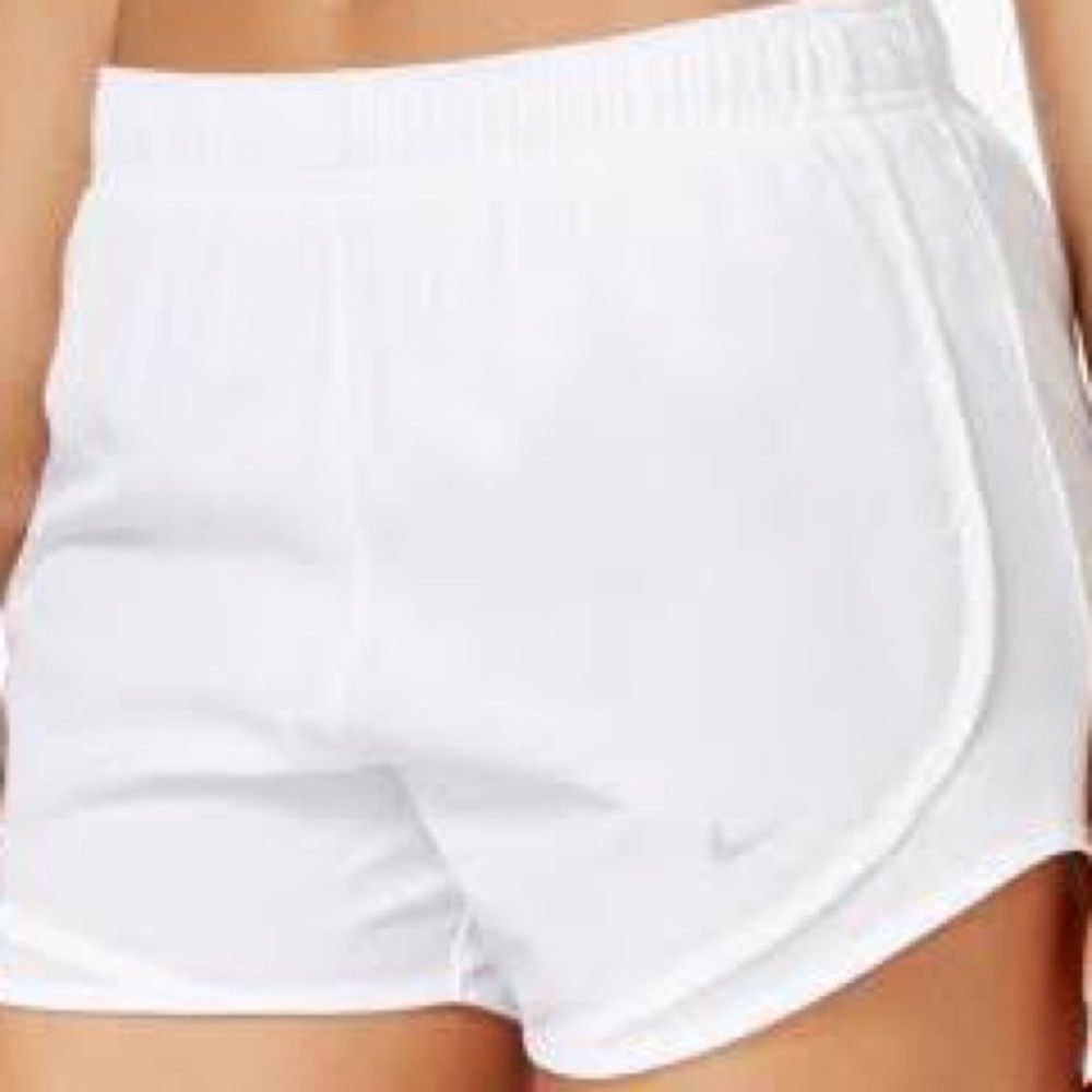 White Nike Dri-Fit Shorts